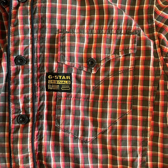 G-Star Midnight Sign Piping L/S - Cotton Western Button Down Shirt - Picture 4 of 13